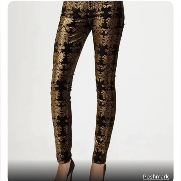 7 FOR ALL MANKIND BLUE VELVET JEANS PANTS 25 - Picture 7 of 9